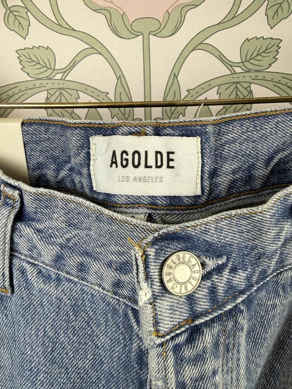 AGOLDE Lana Mid-Rise Vintage Straight Denim Jeans in Fiction - Size - 32 - NWT - Picture 12 of 13